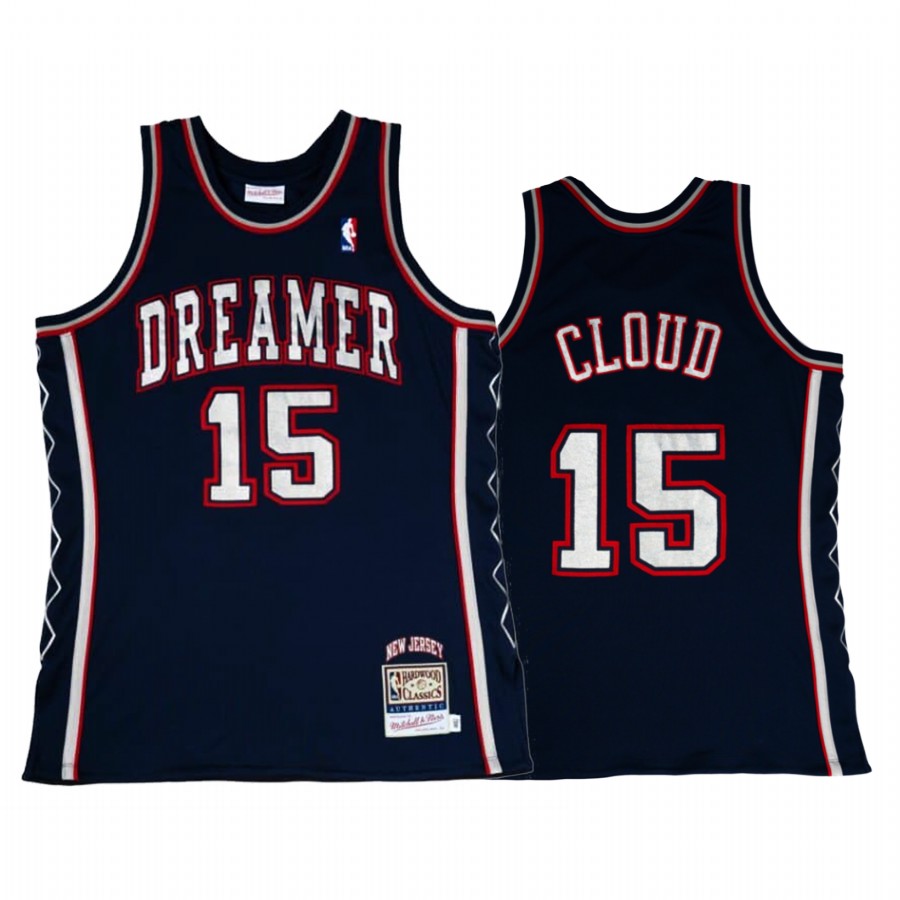 Brooklyn Nets Cloud J.Cole Dreamer Purple Jersey #15 Throwback