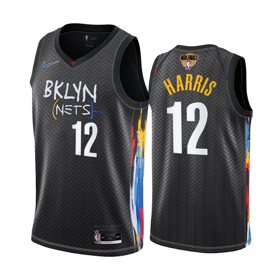 Brooklyn Nets Joe Harris #12 Black 2021 NBA Playoffs Jersey