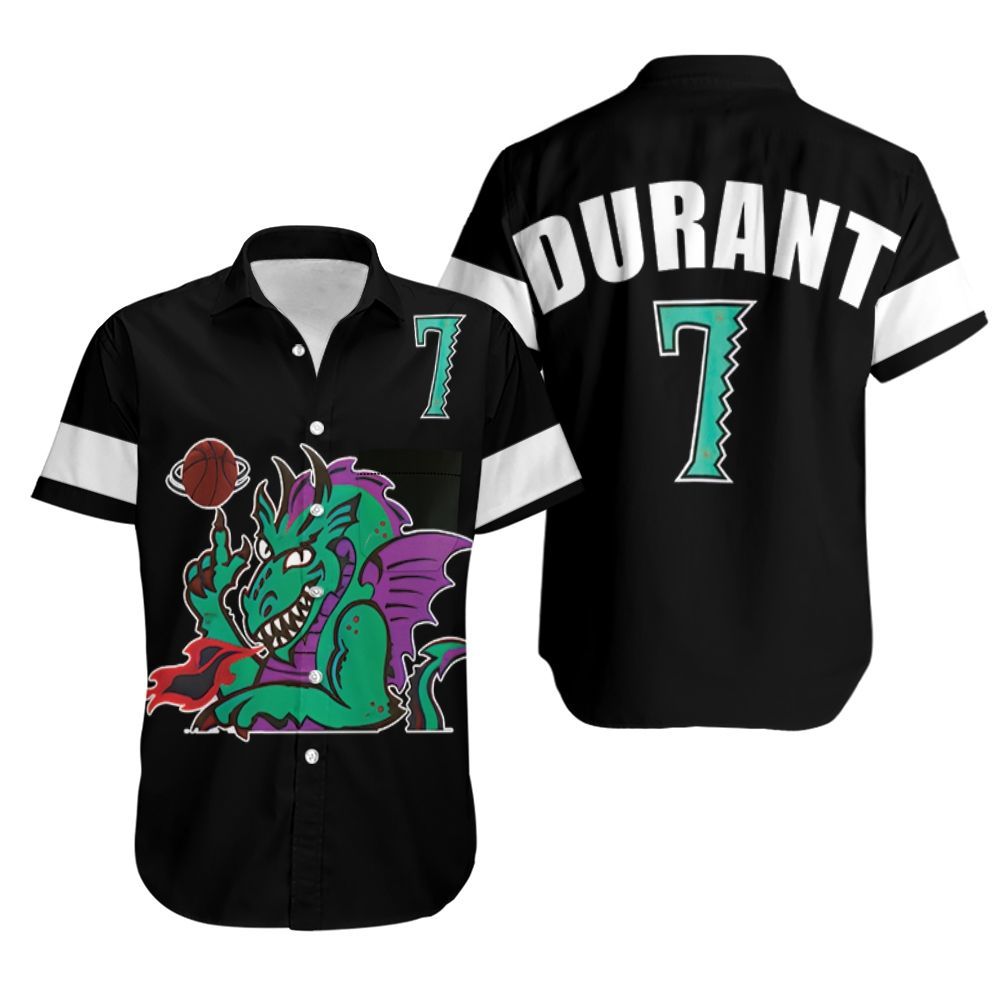 Brooklyn Nets Kevin Durant 2020 Nba Black Jersey Hawaiian Shirt