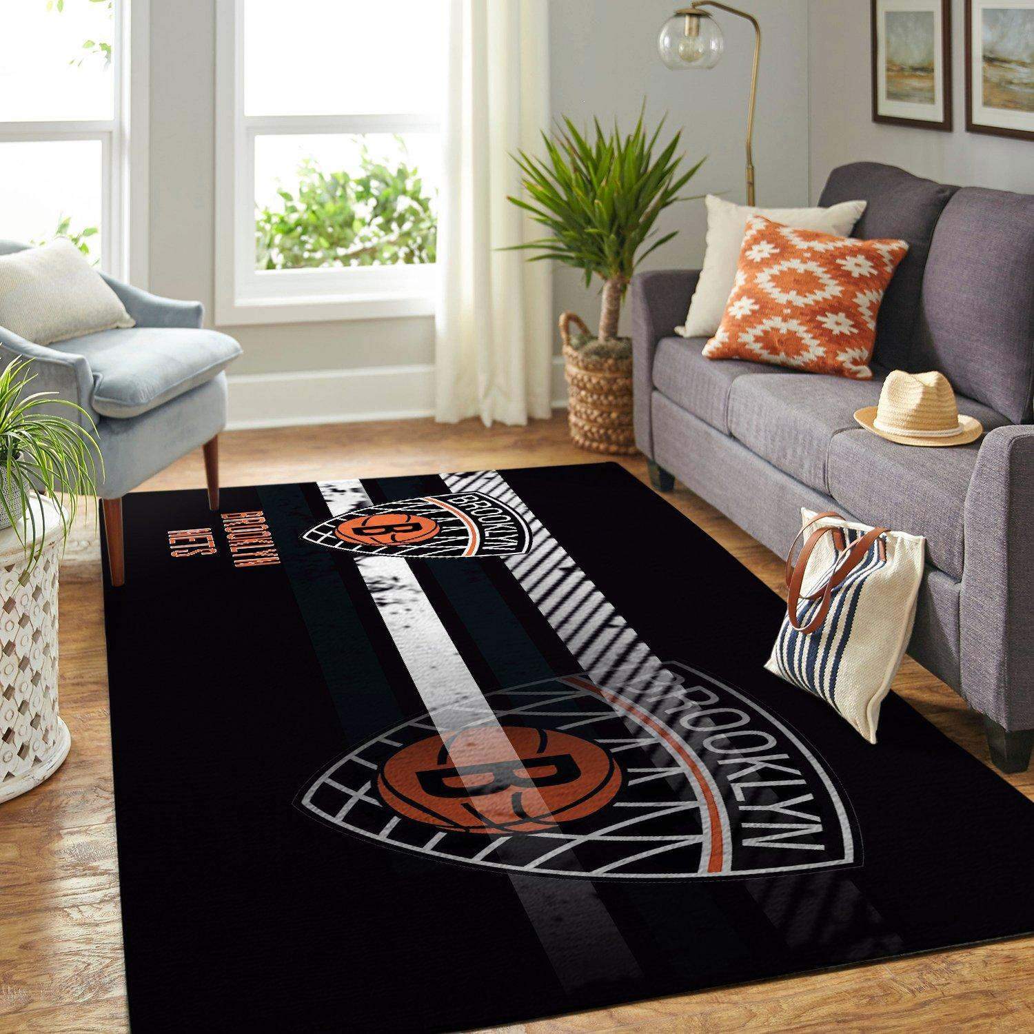 Brooklyn Nets Nba Area Limited Edition Rectangle Rug