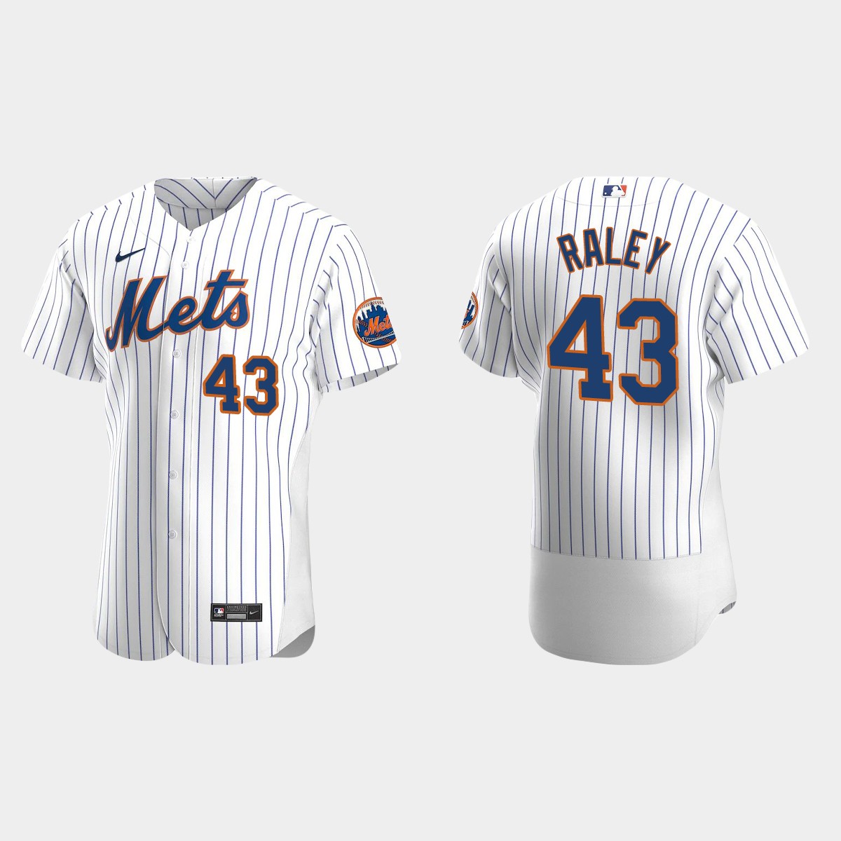 Brooks Raley New York Mets Home Jersey – White