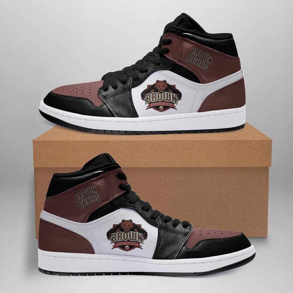 Brown Bears NCAA Fashion The best sneakers High Top Air Jordan Sneaker, Air Jordan Hightop