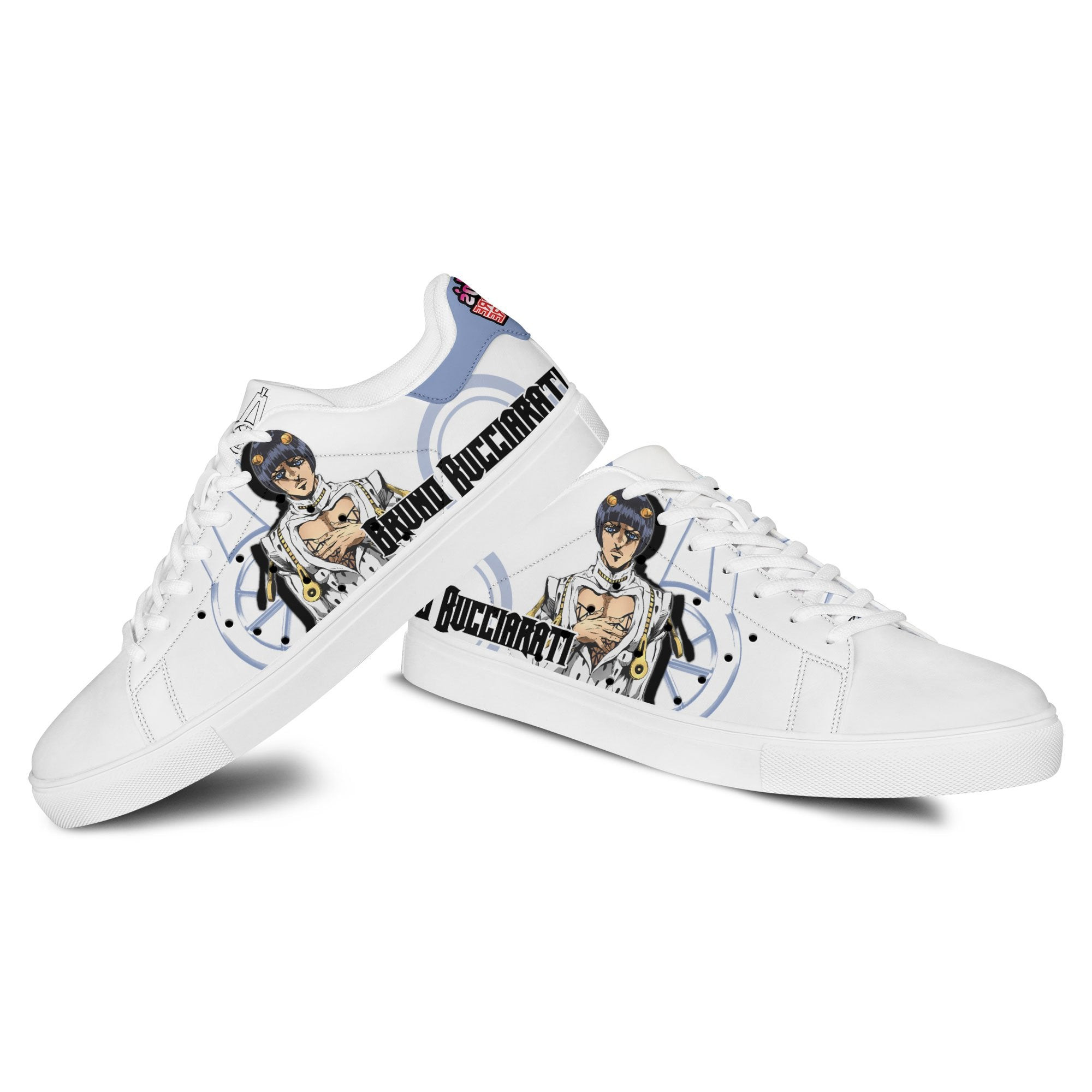 Bruno Bucciarati Skate Sneakers Custom Anime Jojo’s Bizarre Adventure Shoes