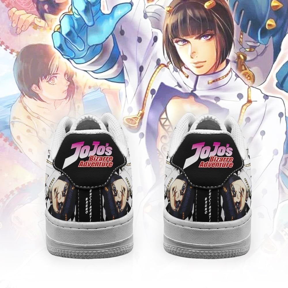 Bruno Bucciarati Sneakers JoJo Anime Shoes Fan Gift Idea