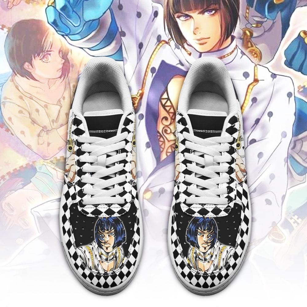 Bruno Bucciarati Sneakers JoJo Anime Shoes Fan Gift Idea
