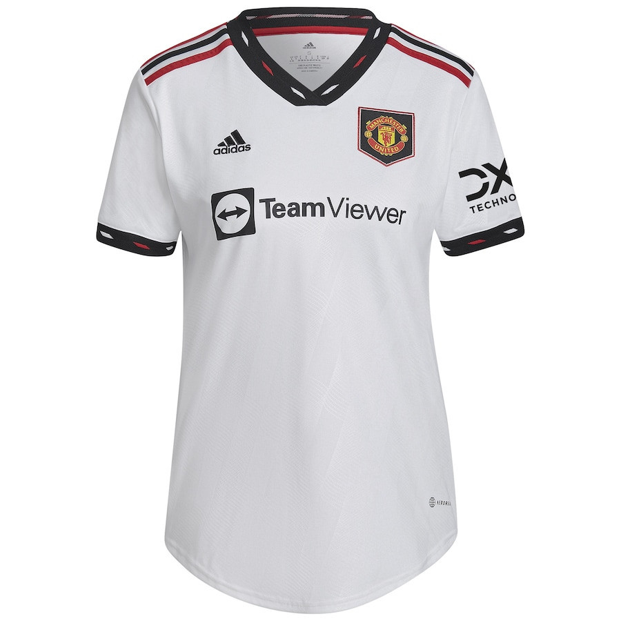 Bruno Fernandes 8 Manchester United Women 2022/23 Away Soccer Jersey – White