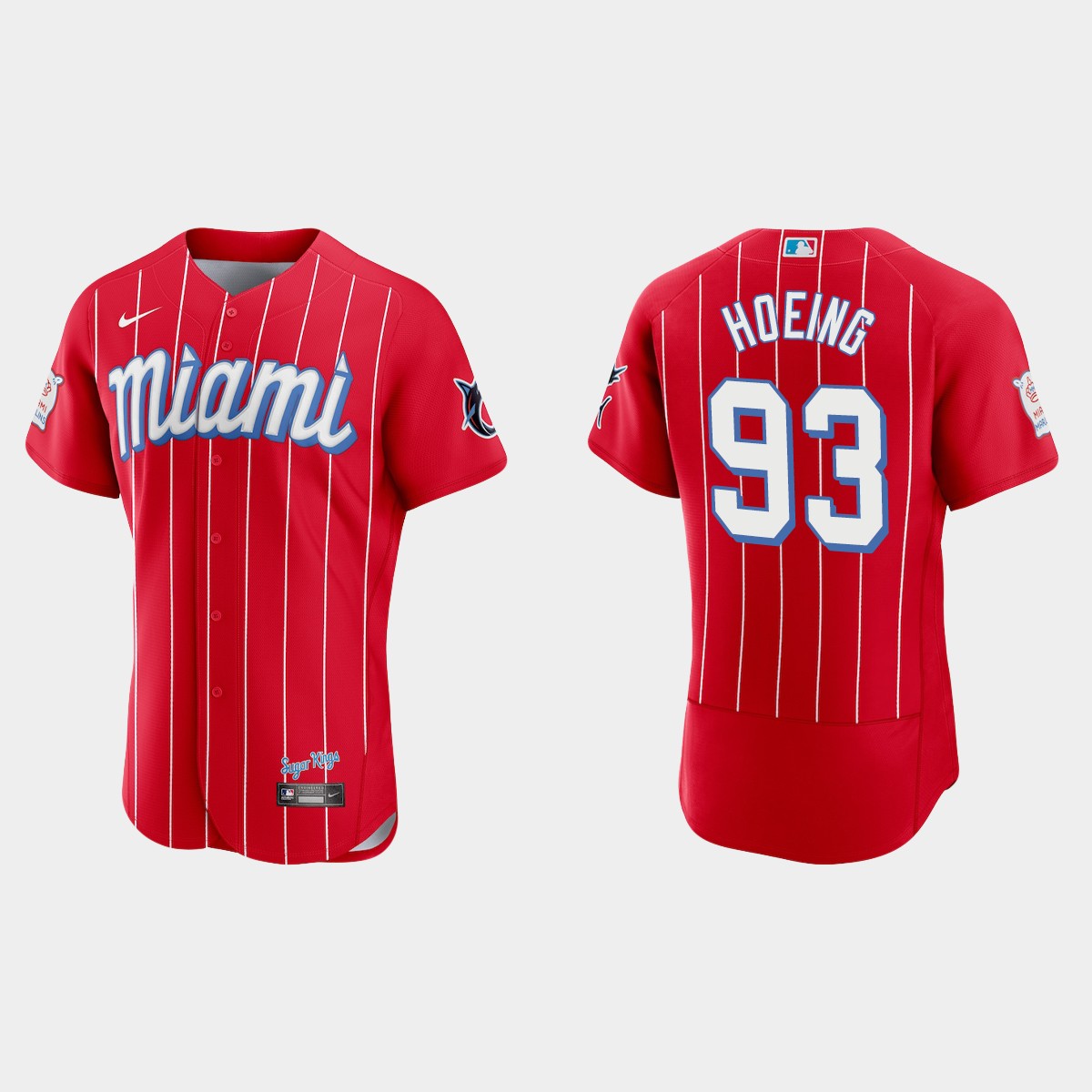 Bryan Hoeing Miami Marlins City Connect Jersey – Red