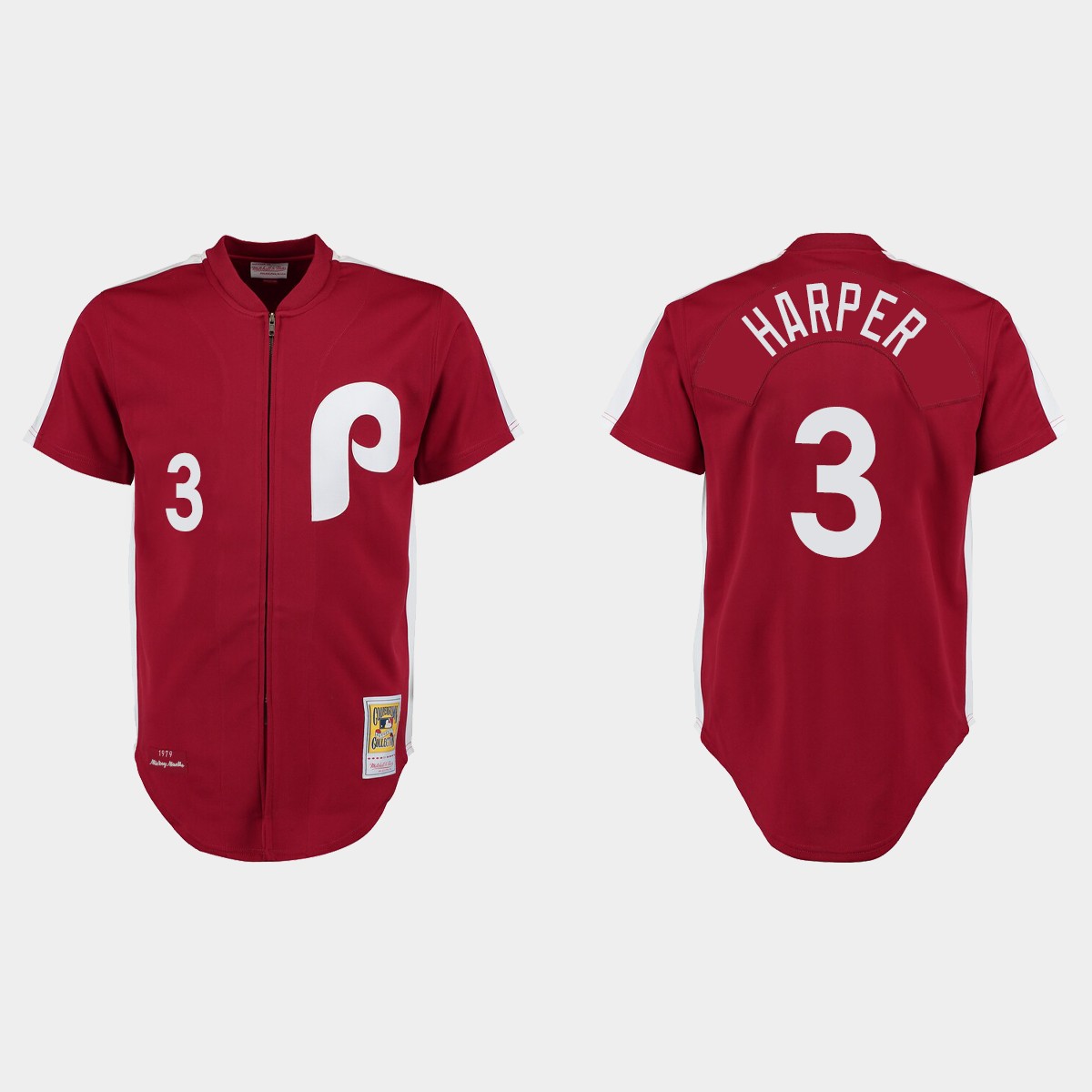 Bryce Harper Philadelphia Phillies 1979 Throwback Jersey – Maroon
