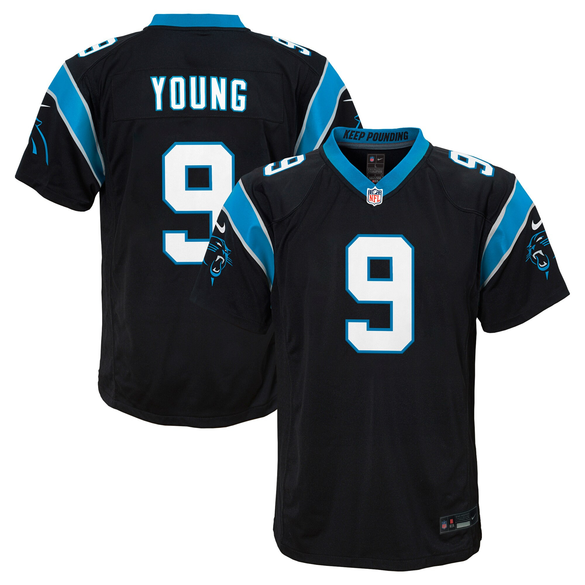 Bryce Young Carolina Panthers Black Jersey - All Stitched 