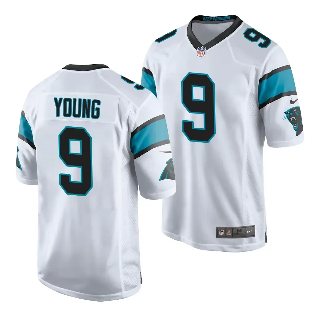 Bryce Young Carolina Panthers White Jersey - All Stitched 