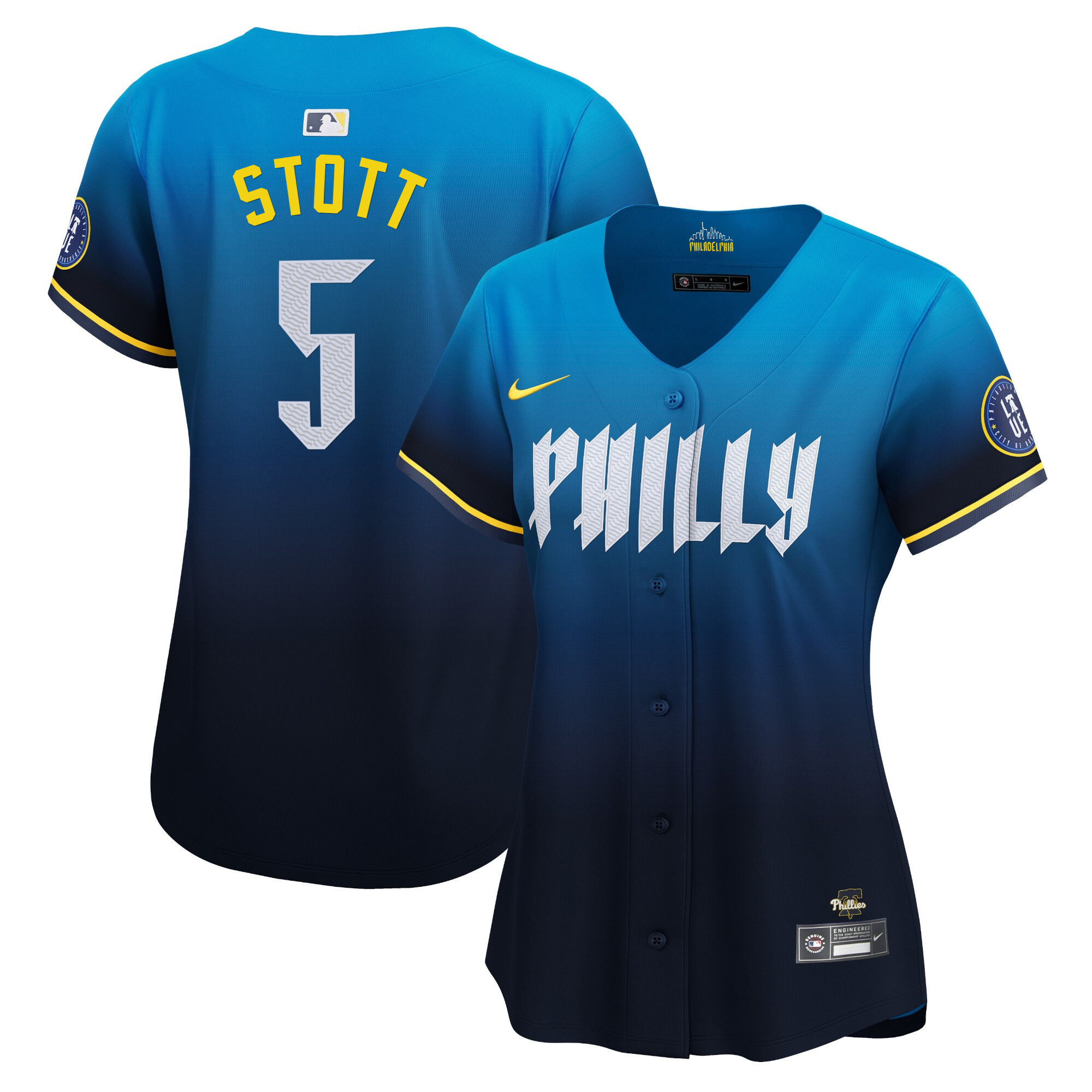 Bryson Stott Women's Philadelphia Phillies 2024 City Connect Vapor Premier Limited Jersey - All Stitched