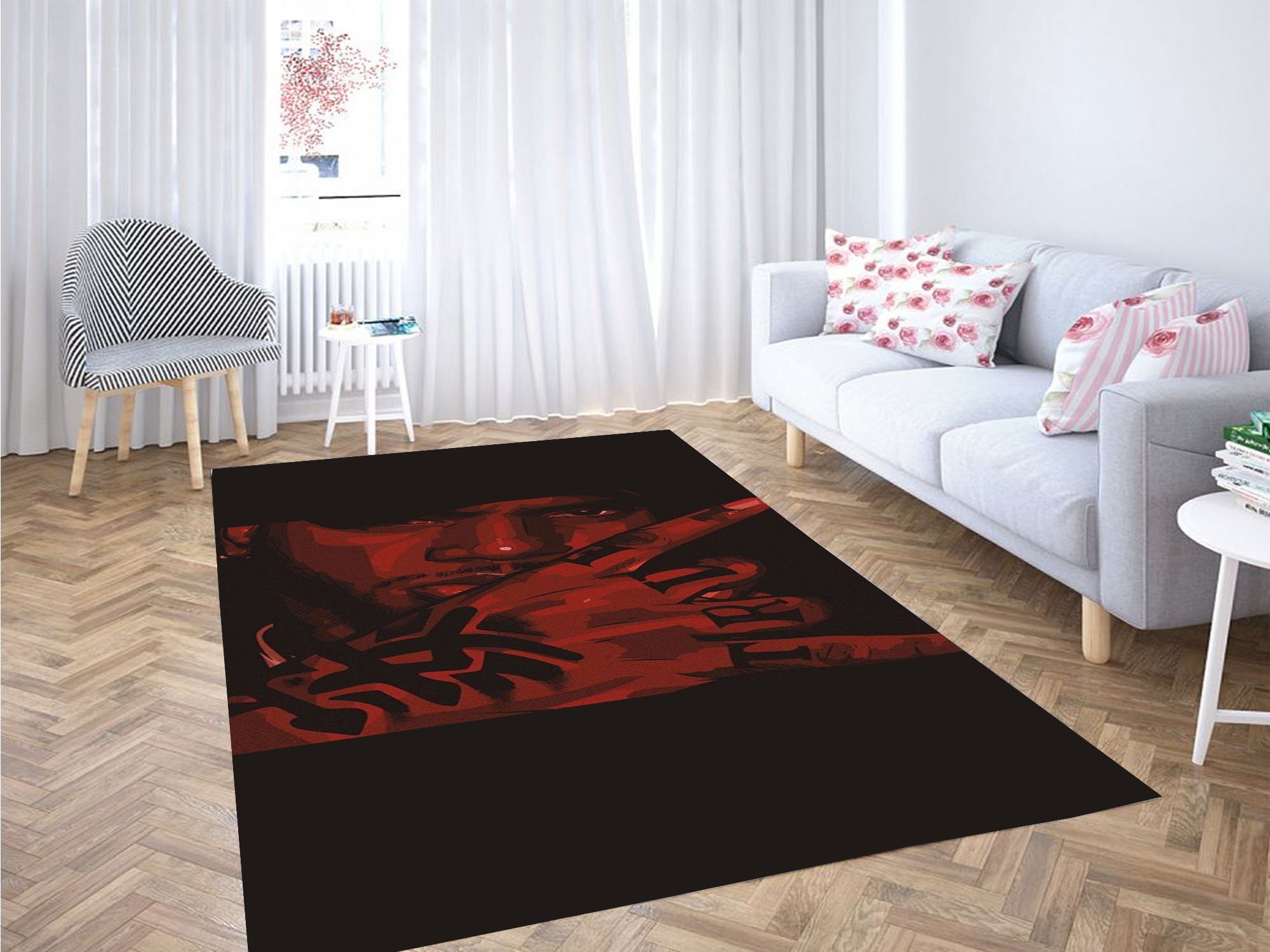 Bryson Tiller Trapsoul Artwork Carpet Rectangle Rug