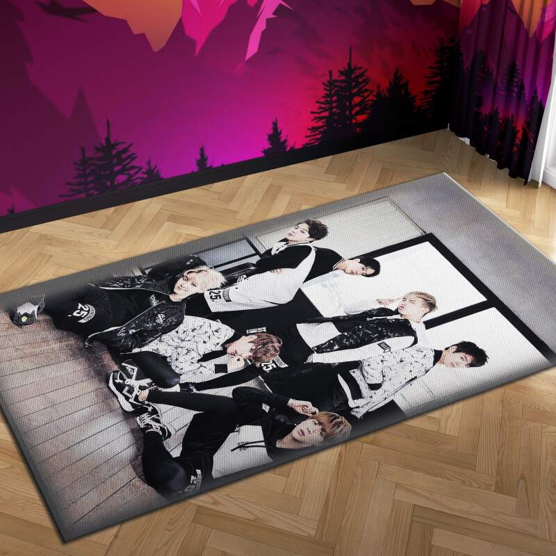 Bts Bring The Soul Together Carpet Mock Area Rectangle Rug