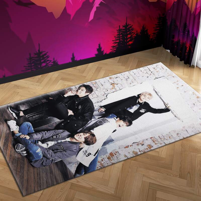 Bts Bring The Soul Wall Carpet Mock Area Rectangle Rug