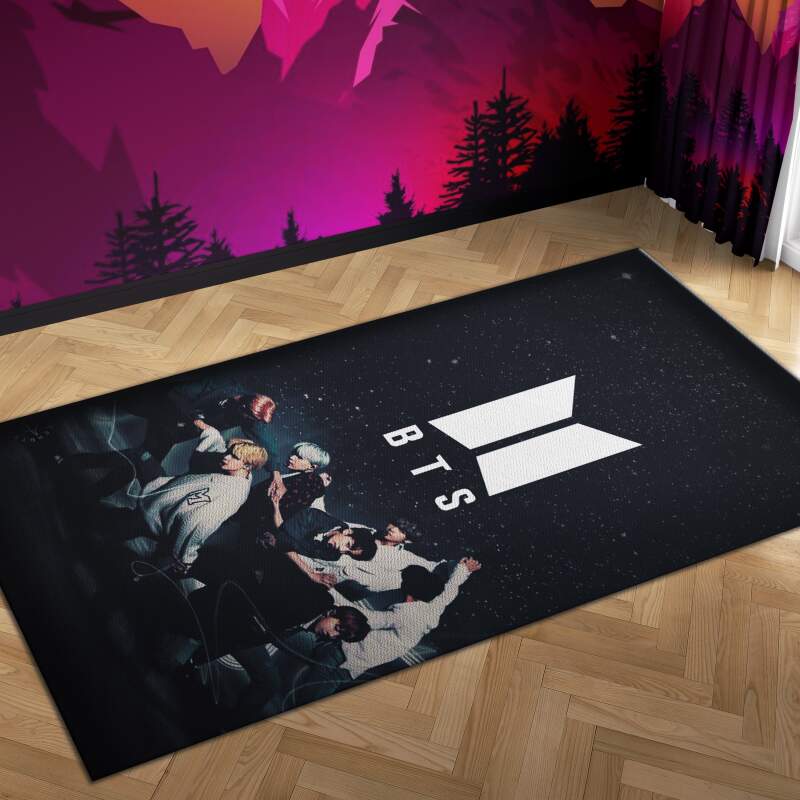 Bts Dance Carpet Mock Area Rectangle Rug
