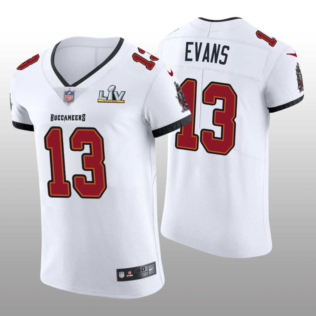 Buccaneers Mike Evans White Vapor Elite Jersey Super Bowl LV