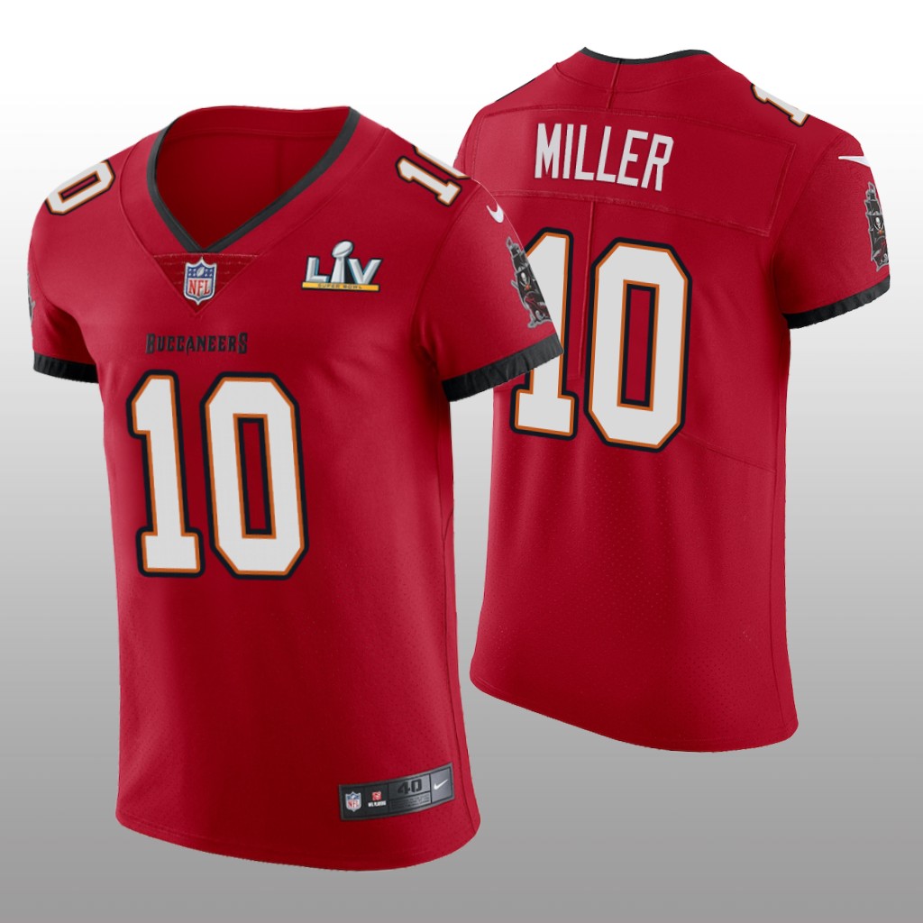 Buccaneers Scotty Miller Red Vapor Elite Jersey Super Bowl LV