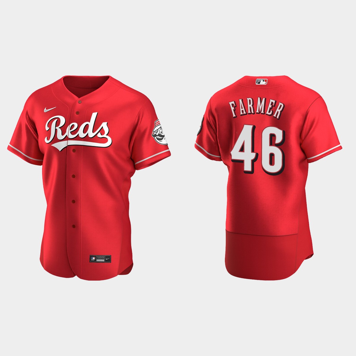 Buck Farmer Cincinnati Reds Alternate Jersey – Scarlet