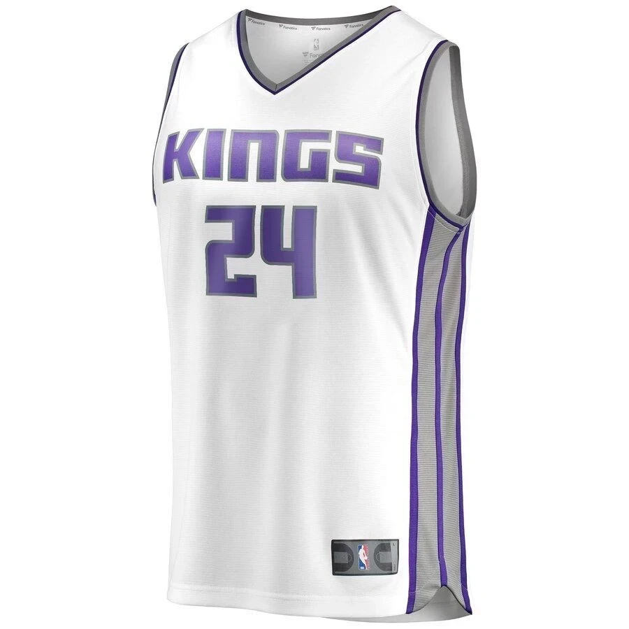 Buddy Hield Sacramento Kings Fast Break Player Stitched Jersey – White – Association Edition