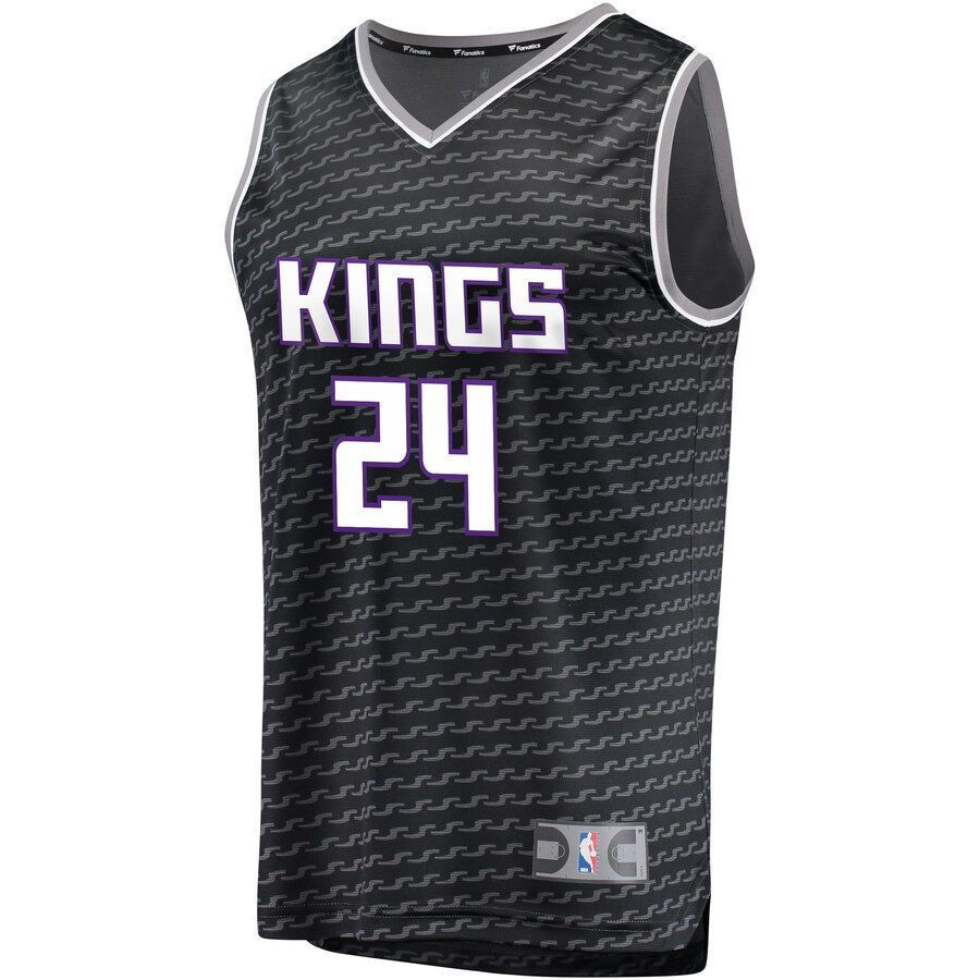 Buddy Hield Sacramento Kings Fast Break Stitched Jersey Black – Statement Edition