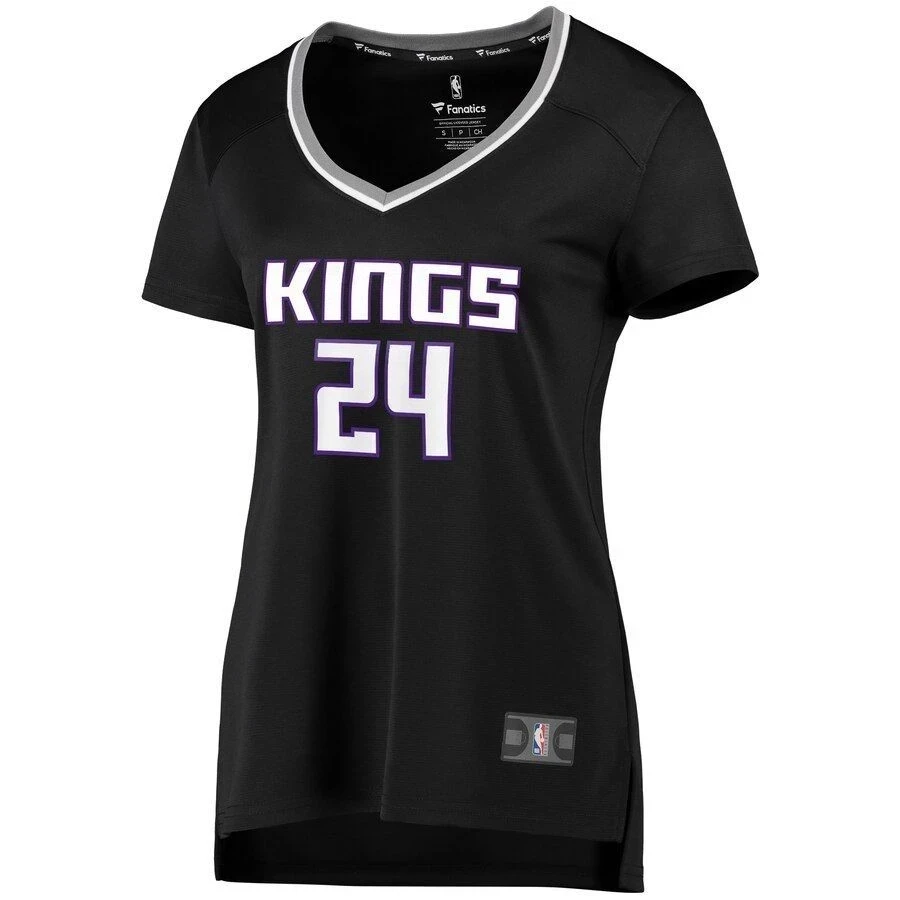 Buddy Hield Sacramento Kings Women’s Fast Break Player Stitched Jersey – Statement Edition – Black