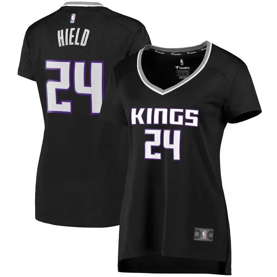 Buddy Hield Sacramento Kings Women’s Fast Break Player Stitched Jersey – Statement Edition – Black