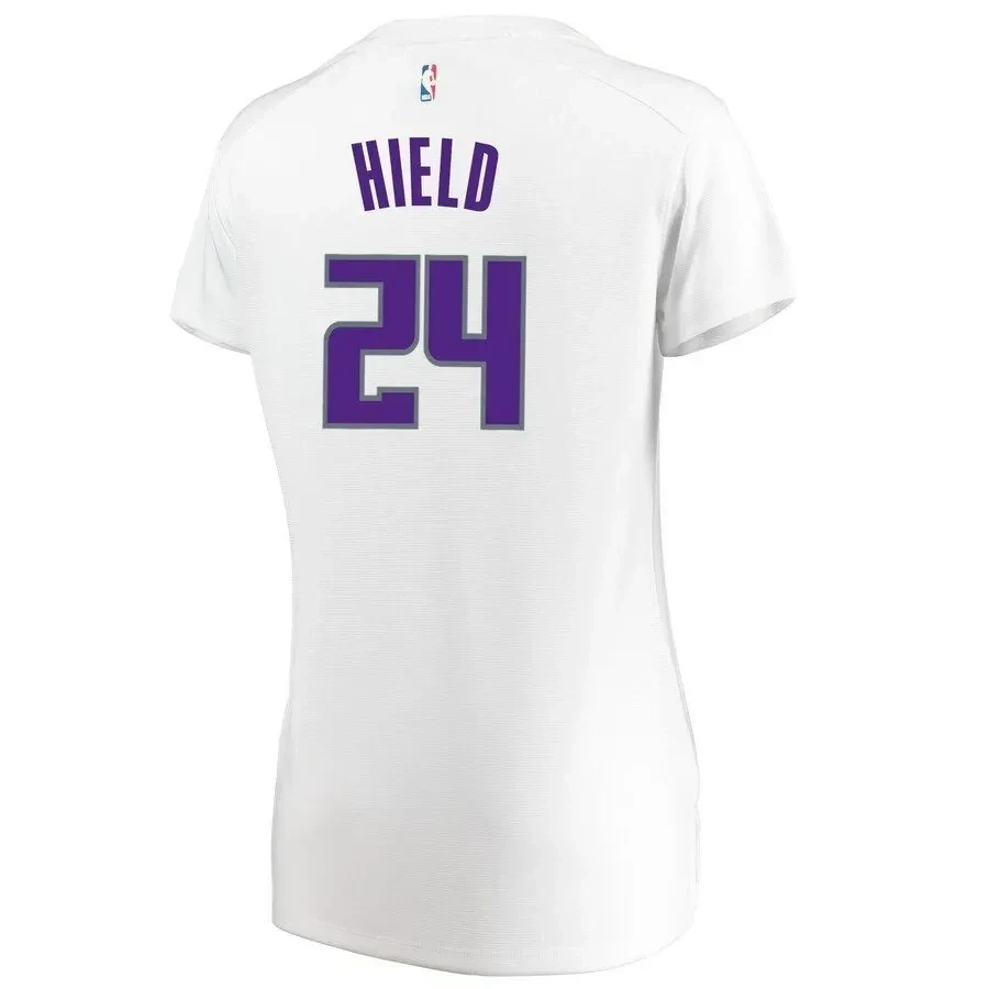 Buddy Hield Sacramento Kings Women’s Fast Break Stitched Jersey – Association Edition – White