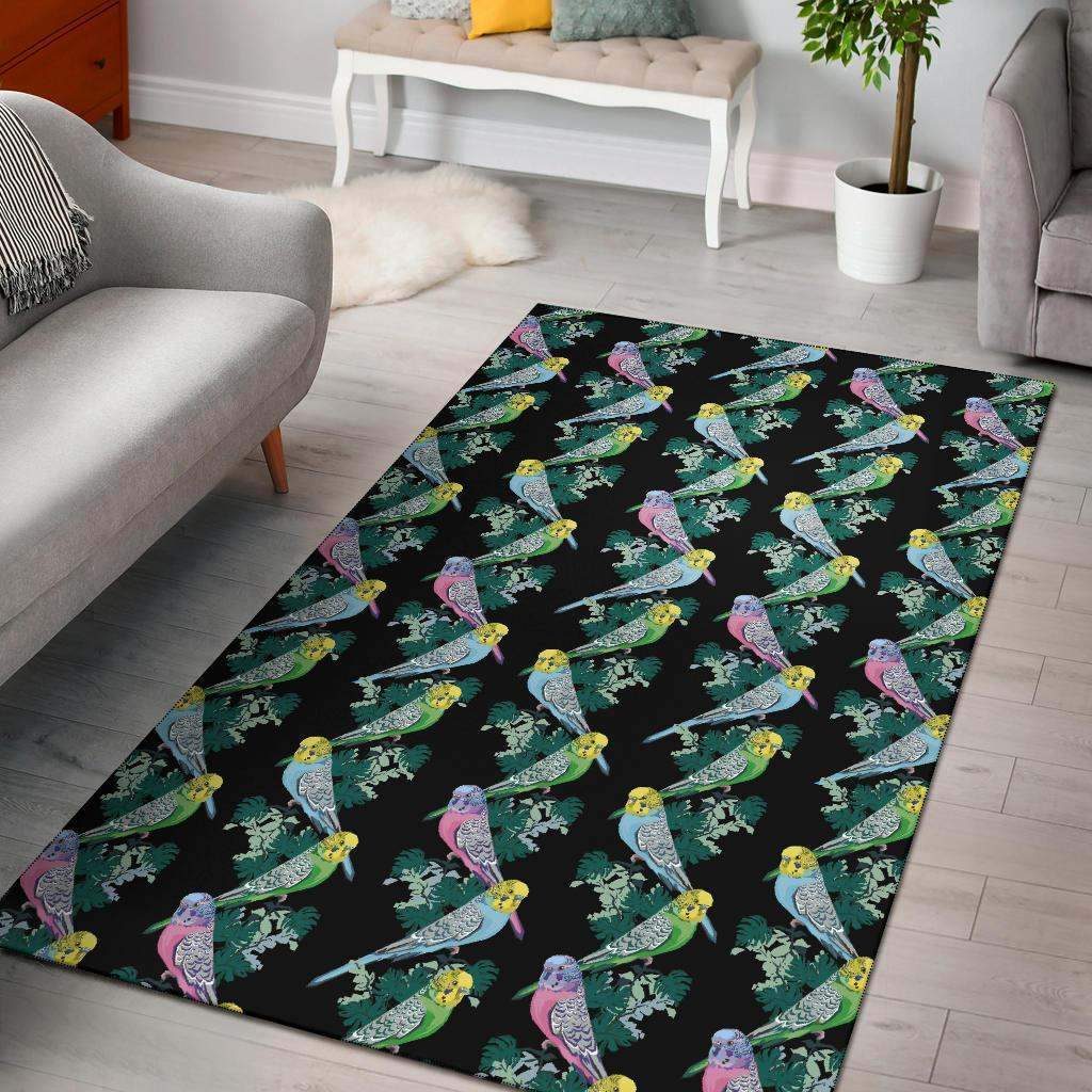 Budgerigar Limited Edition Rectangle Rug
