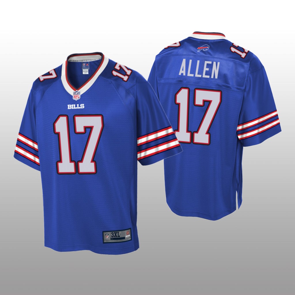 Buffalo Bills #17 Royal Josh Allen Pro Line Jersey – Youth