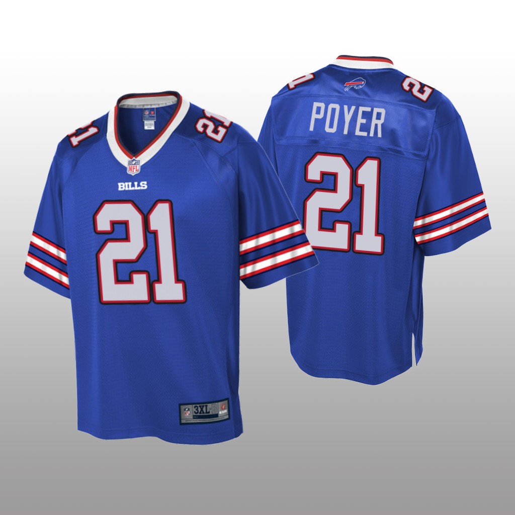 Buffalo Bills #21 Royal Jordan Poyer Pro Line Jersey – Youth