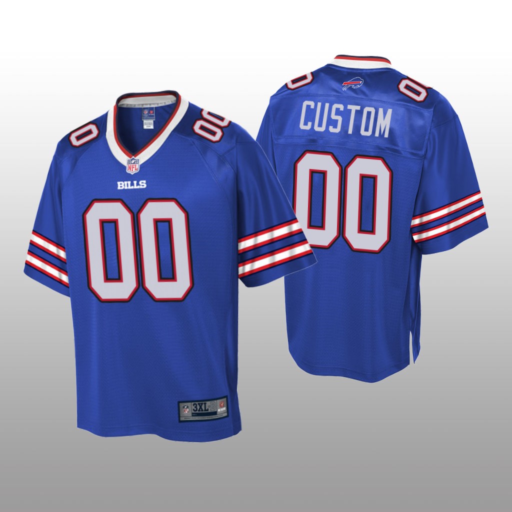 Buffalo Bills # Royal Custom Pro Line Jersey – Youth