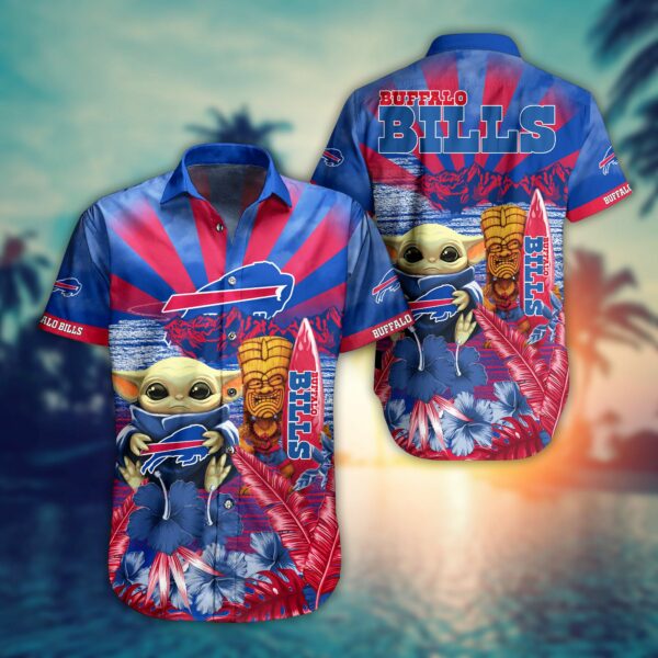 Buffalo Bills Baby Yoda Summer Hawaiian Shirt
