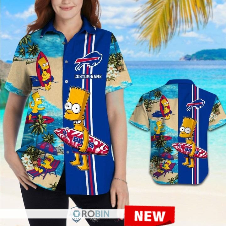 Buffalo Bills Bart Simpson Hawaiian Shirt