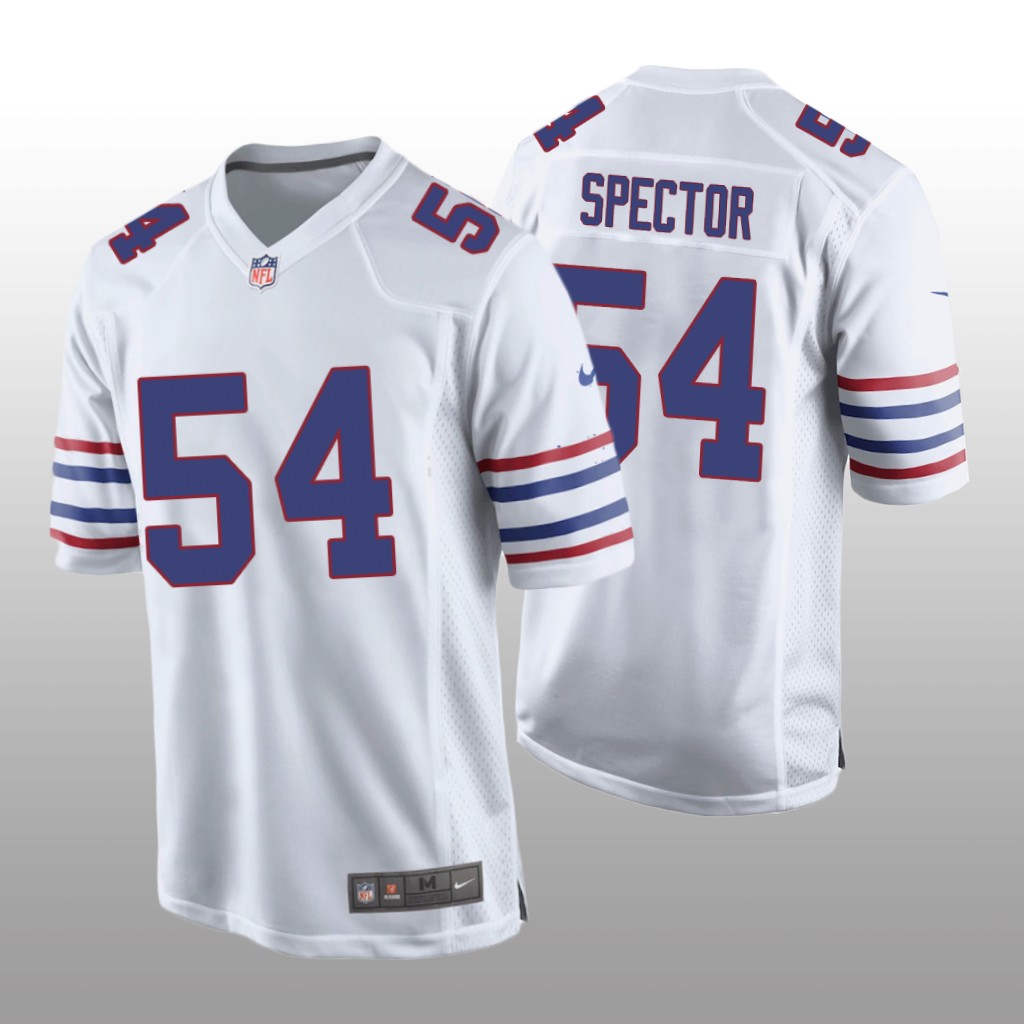 Buffalo Bills Baylon Spector White Jersey Alternate Game - Men's