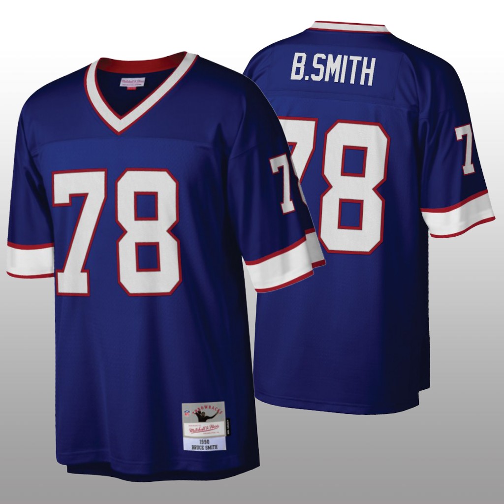 Buffalo Bills Bruce Smith Royal Vintage Jersey - Men's