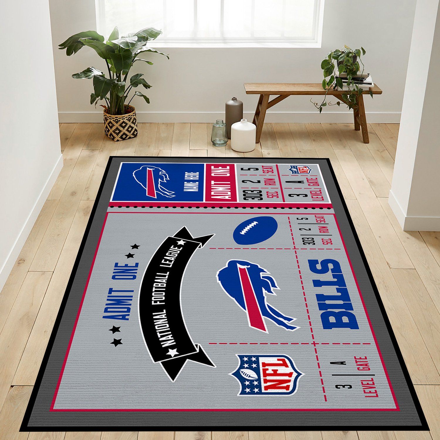 Buffalo Bills Carpet – Custom Size And Printing