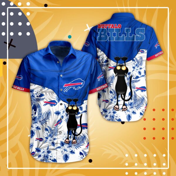 Buffalo Bills Cat Hawaiian Shirt