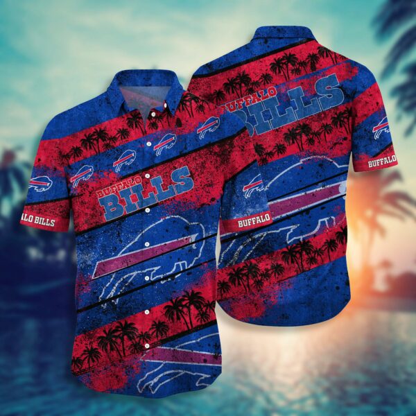 Buffalo Bills Coconut Distressed Summer Hawaiian Shirt