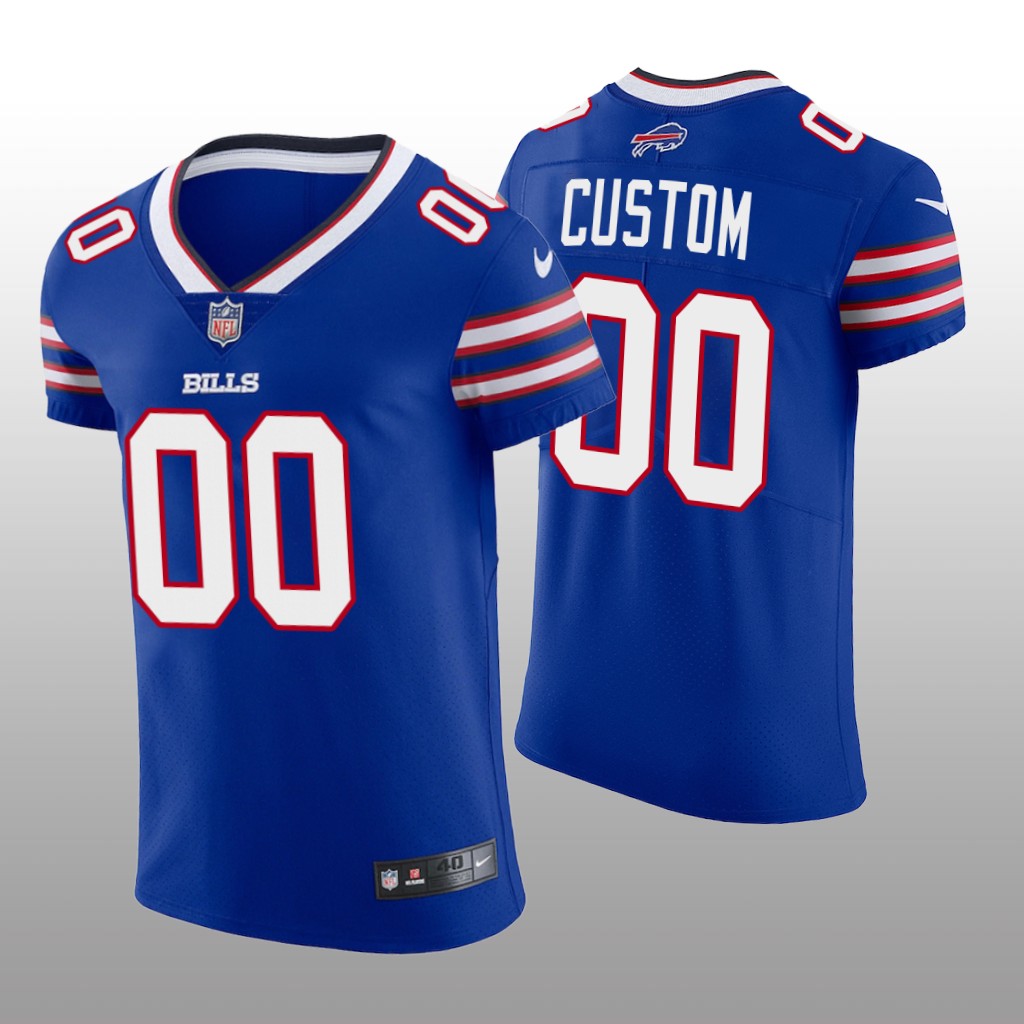 Buffalo Bills Custom Royal Jersey Vapor Elite Men's