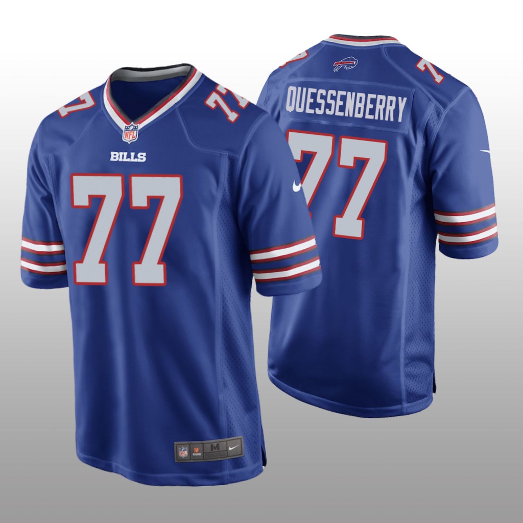 Buffalo Bills David Quessenberry Royal Jersey Game - Men's