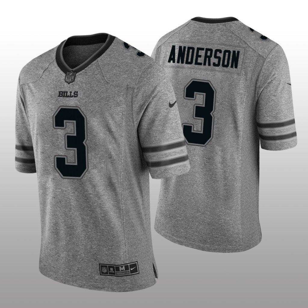 Buffalo Bills Derek Anderson Gray Jersey Gridiron Gray Limited