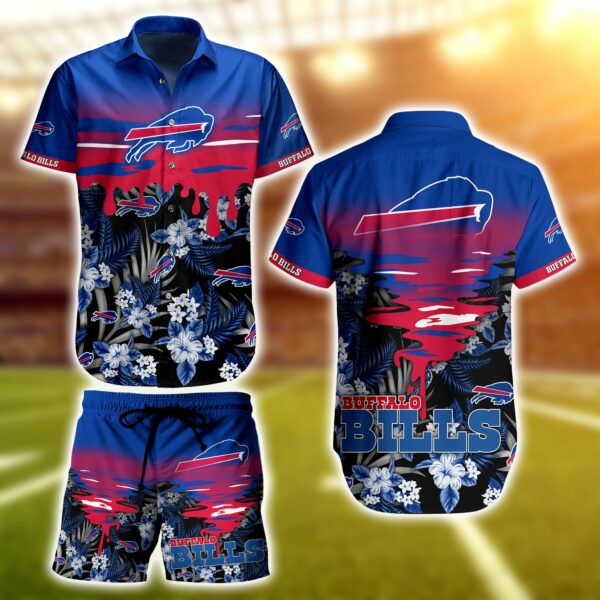 Buffalo Bills Floral Summer Hawaiian Shirt