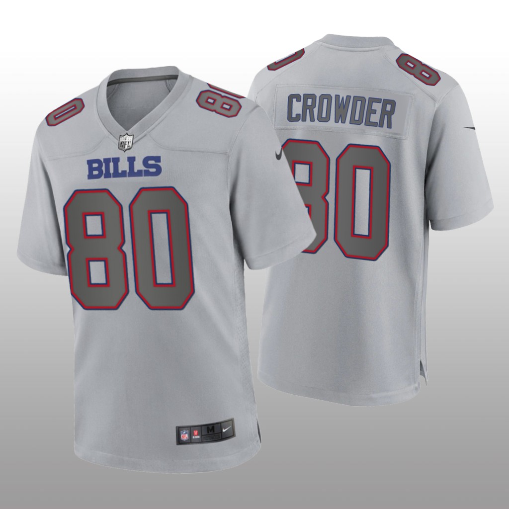 Buffalo Bills Jamison Crowder Gray Jersey Atmosphere Fashion Game - Men's