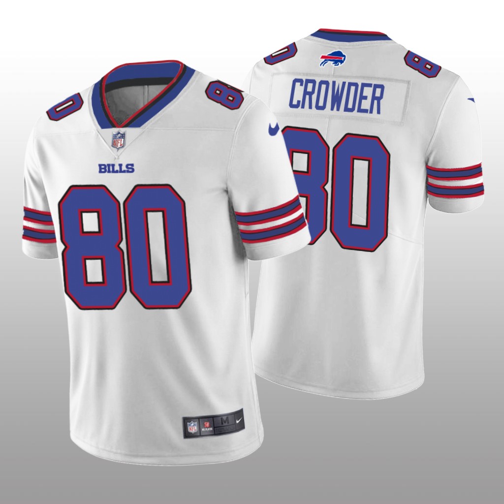 Buffalo Bills Jamison Crowder White Jersey Vapor Limited - Men's