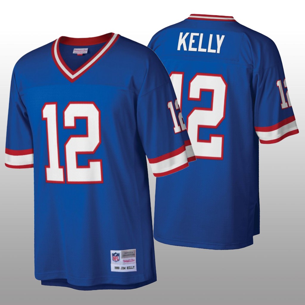 Buffalo Bills Jim Kelly Royal Vintage Jersey - Men's