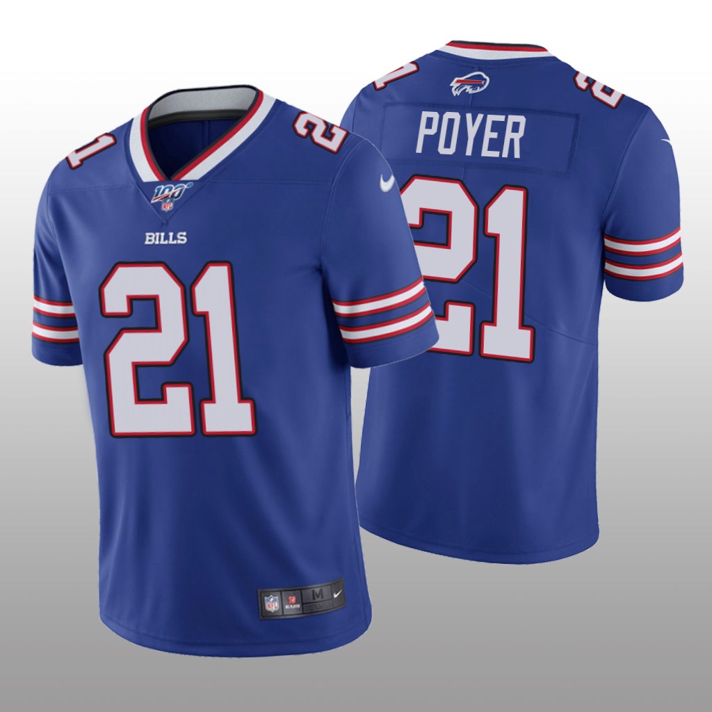 Buffalo Bills Jordan Poyer Royal Vapor Limited Jersey 100th Season - Men's