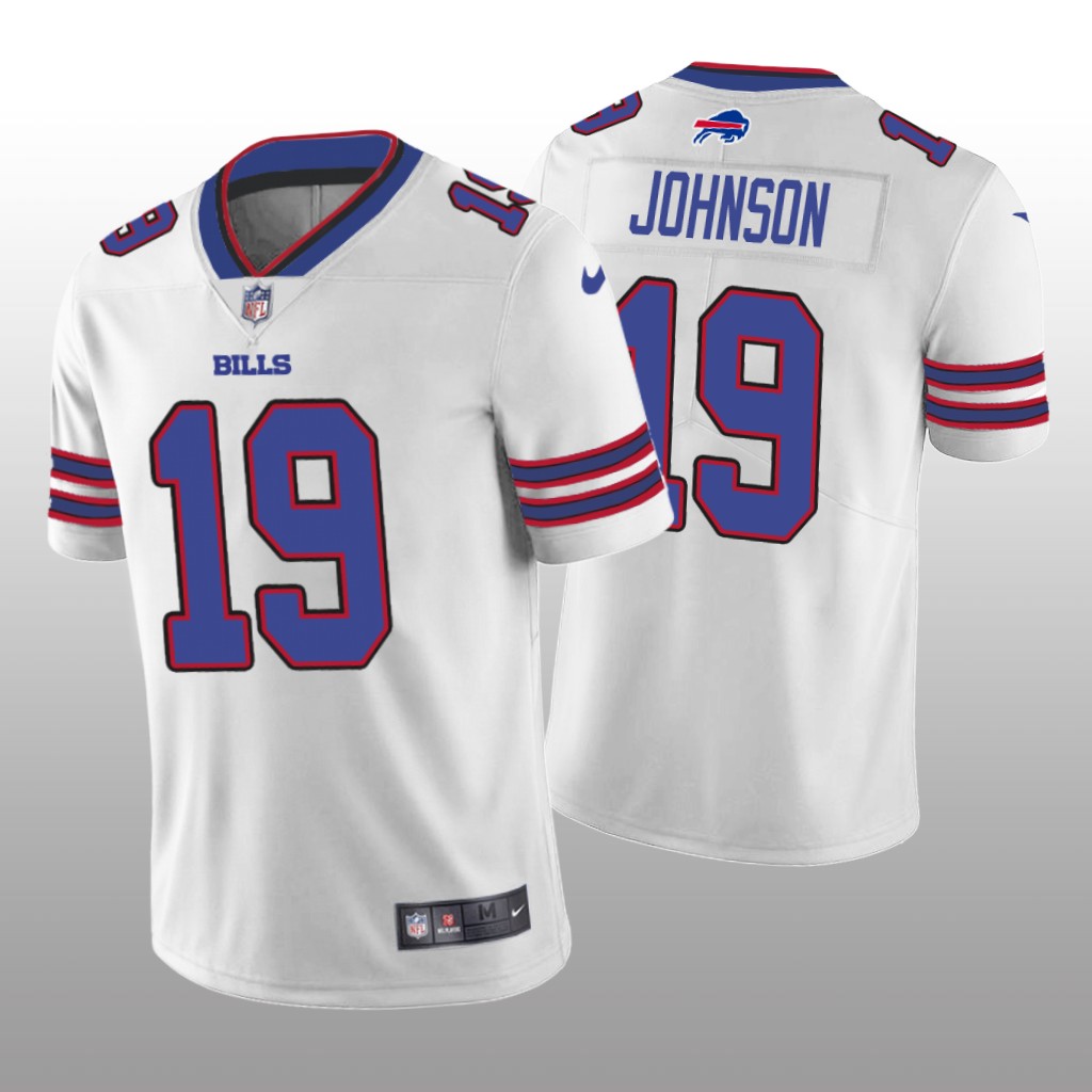 Buffalo Bills KeeSean Johnson White Jersey Vapor Limited - Men's
