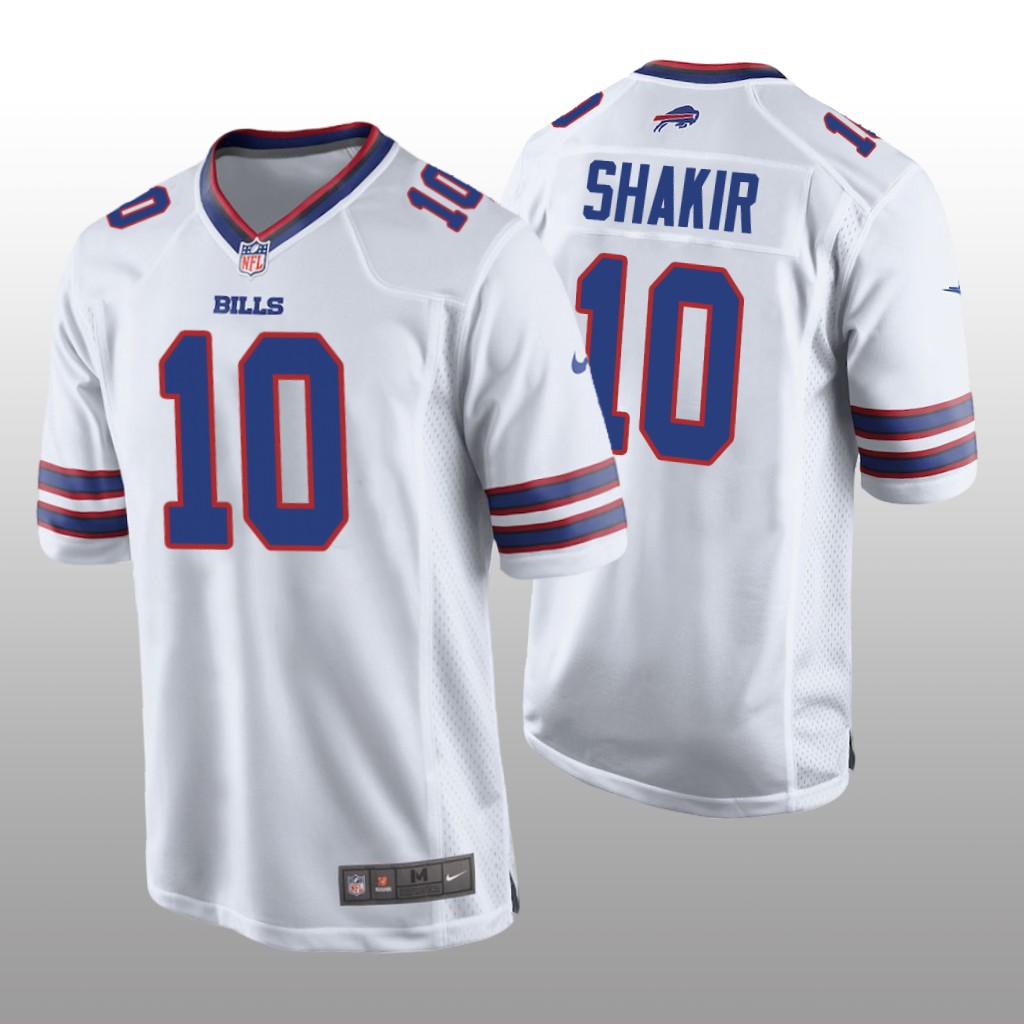 Buffalo Bills Khalil Shakir White Jersey Game - Men's