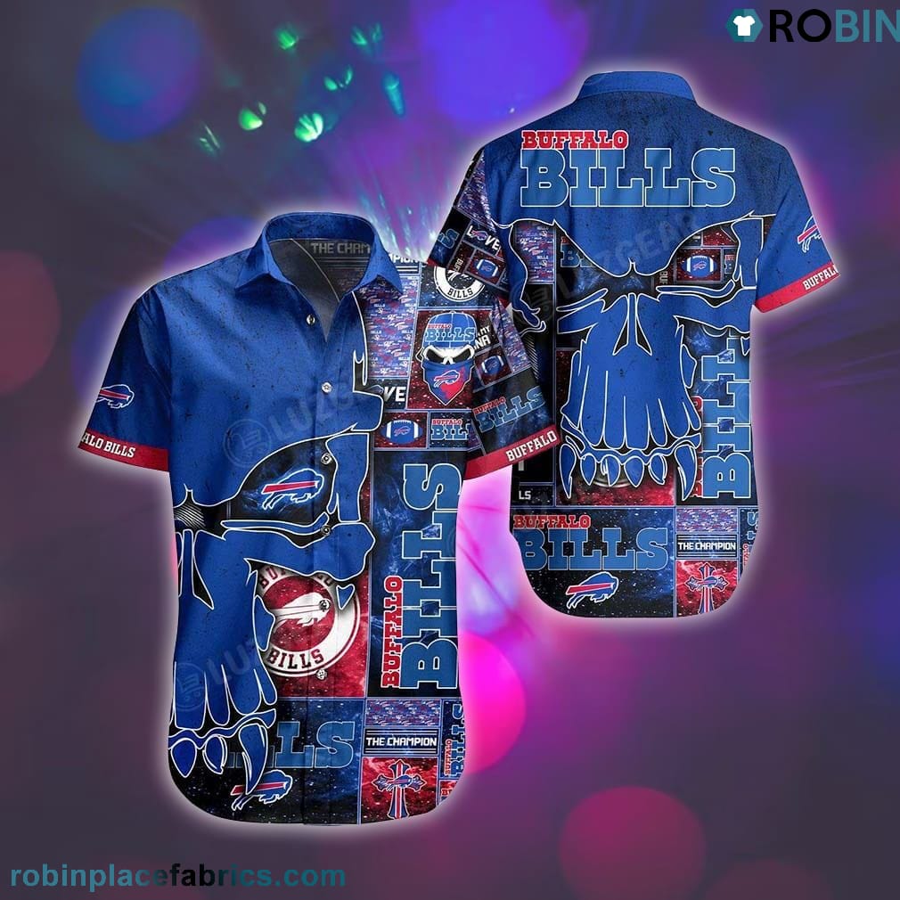 Buffalo Bills Kull Hawaiian Shirt
