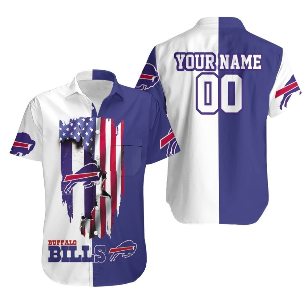 Buffalo Bills Love Under Ripped Flag 2020 Afc East Champions Hawaiian Shirt